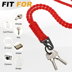 Heavy Duty Braided Paracord Lanyard, Khaki