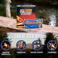 – All-Natural Fire Starters for Campfires, Fire Pits, BBQs & Fireplaces – Long