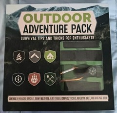 Outdoor Adventure Pack(For Kids) Book, Accessories & Swiss Army Knife