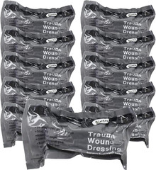 Portable 6 Inch Israeli Bandages – 10 Pack Trauma Wound Seal for Outdoor Use