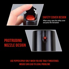 1/2/3/4/5 Pcs Professional Pepper Spray Strength 2 Oz Self Defense Protection