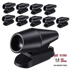 10 Pcs Deer Whistles for Car Deer Whistles for Vehicles Horns Avoids Black