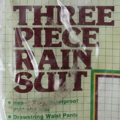 Vintage Academy Broadway XL Waterproof 3-Piece Rain Suit – Pre-Owned
