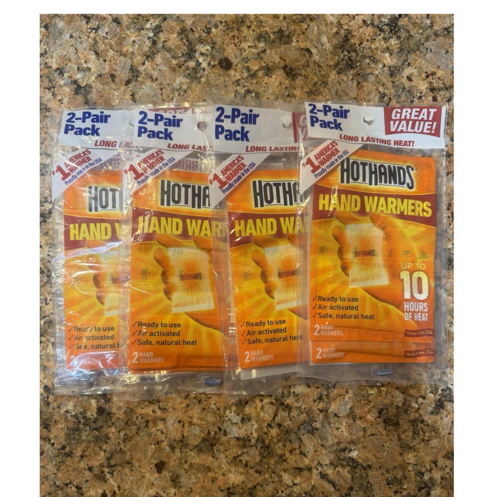 HotHands Disposable Air-Activated Hand Warmers 2-Pack 10 Hr 158°F TT22