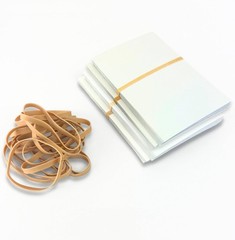 Upgrade Office Supply UPG25764 Rubber Bands, Size 64 4 Oz Bag, Natural Crepe