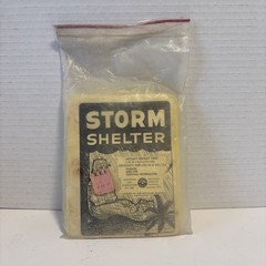 Storm Shelter In A Bag- Instant Tent Emergency Wind & Rain Shelter 1972 REI tag
