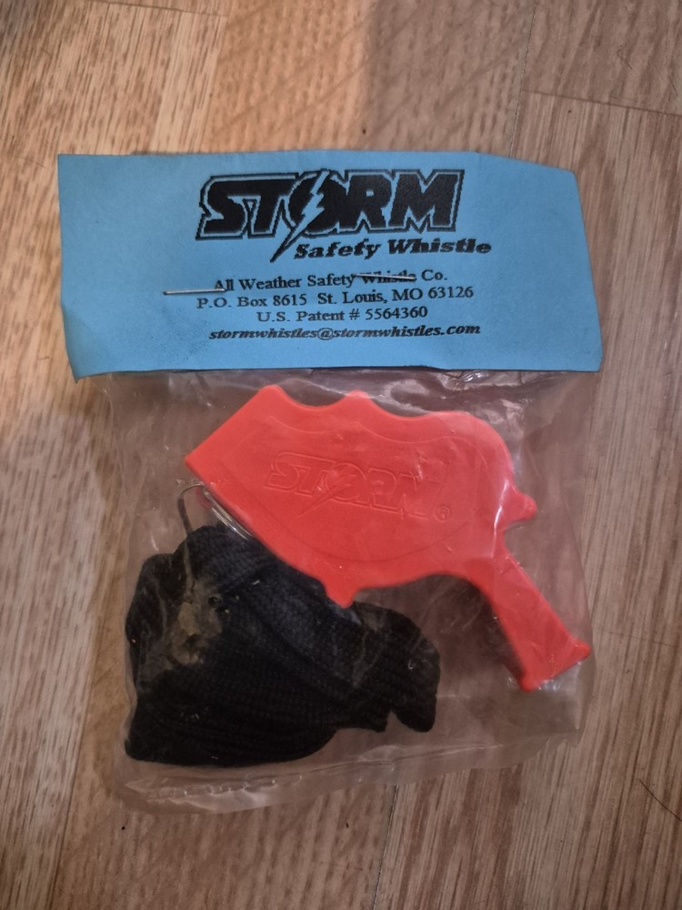 STORM Whistle ORANGE Loudest Whistle in World Safety Whistle ×1