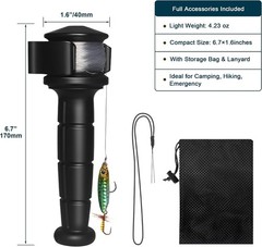 2.0 Backpacker Survival Fishing Kit Emergency Lightweight Fishing System Travel