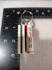 Vintage Golden Dragon Multitime Match Model:92-7 Flint Fire Starter Keychain 10x