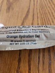 Aqua-Gard – Emergency Hydration Gel for Disaster Preparedness – 2-3.03 Oz Tubes