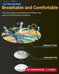 Libre 3 & Plus Sensor Covers Waterproof, 10 Pack Freestyle Libre 3 Cover