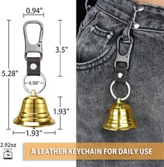 Loud Bear Bell Set to Scare Bears Hiking Essentials for Women Emergency Whistle