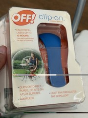 Off! Clip On Mosquito Fan Circulated Repellent 1 Unit , New Sealed