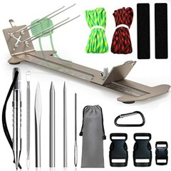 PARACORD BRACELET KIT with Knotters Tool Marlin Spike Fids Jig Maker WILDAIR