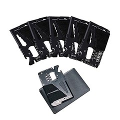 14 in 1 Beer Opener Survival Card Tool,Credit Card Sized Wallet Multitools