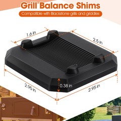 ElectricWise 8PCs 1/4» Griddle Leveling Shims Kit Compatible with Blackstone…