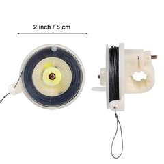 2 Pcs Trip Wire on Reusable Reel(85ft)12Gauge Camping Security Trip Alarm