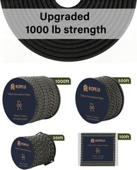 1000lb Multi-Purpose 200ft Paracord with Cutter – Perfect for Outdoor Adventures