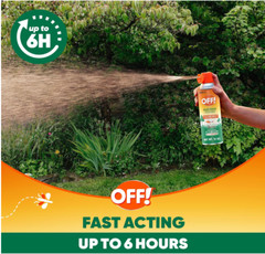 2 Pack OFF! Outdoor Insect & Mosquito Repellent Fogger, Backyard Pretreat 16 oz