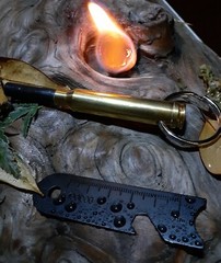 7mm Rem mag Bullet Fire starter Ferro Rod Ferrocerium