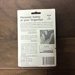 STORM Safety Whistle Orange Loudest Whistle in World NIP