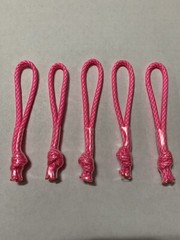 Pink Candy Cane Nike Elite Zipper Pull replacements (Set of 5) – Paracord Dredz