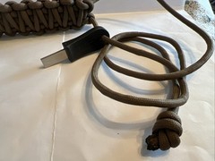 Coyote Brown 5” 550 11 Strand King Cobra Weave Handcrafted By DB_Paracord USA
