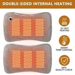 Hand Warmers Rechargeable, 10000mAh Electric Heated Gloves Portable Graphene Han