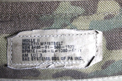 USGI OEF MultiCam 12-Piece Large Rucksack Set & Field Gear Afghanistan Era