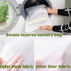 10 Pcs Laundry Bags Mesh Wash Bags, Premium Medium, 10 Medium