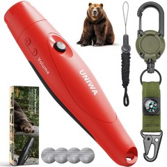 Bear Horn – 125± dB Loud Safety Alarm with Compass & Retractable Hook