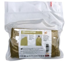 Blizzard IFAK Blanket Green Pocket sized ReflexCell Insulated