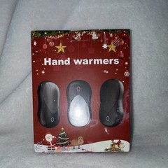 Rechargeable Electric Hand Warmer 2-in-1 Type-C 42-52°C Black HW05