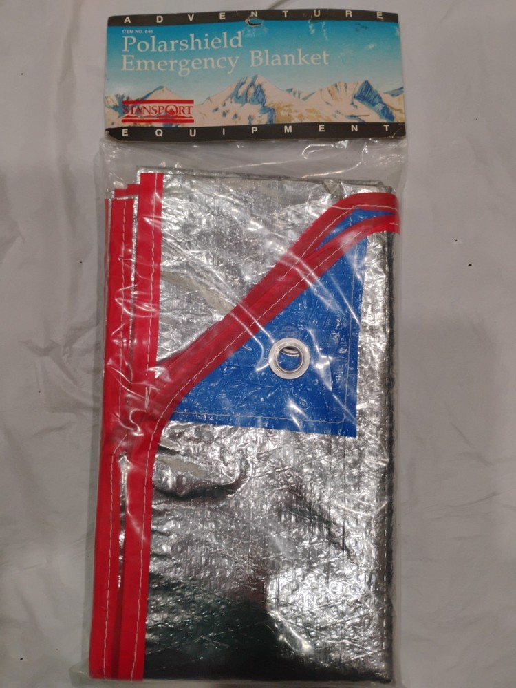 Polar Shield Emergency Blanket, Stansport, 50″ x 82″ New In The Package