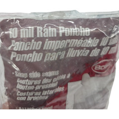 Boss 10 Mil Rain Poncho Clear Rain Coat 100% PVC