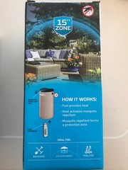 NEW-4 Thermacell Patio Shield 15FT Zone Mosquito Repellent-pool-outdoor-bugs-BBQ