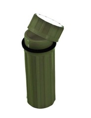 3-IN-1 Green Waterproof Match Storage Box Great For Storing Gold Nuggets!