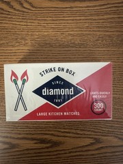 DIAMOND STRIKE ON BOX LARGE WOODEN KITCHEN MATCHES GREENLIGHT 3 PACK 900 MATCHES