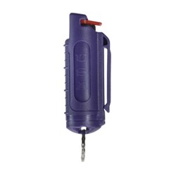 2 Police Magnum pepper spray .50oz purple molded keychain defense protection