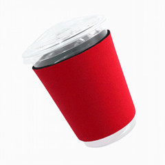 Non slip Neoprene Cup Sleeves Heat Insulation Comfortable Grip Reusable