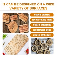 Wood Burning Paste Pyrography Gel DIY Craft Stencil Heat Activated Non-Toxic