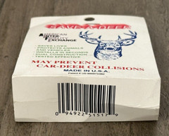 Deer Whistle Save-A-Deer Dual Construction Black # US-8869734B2