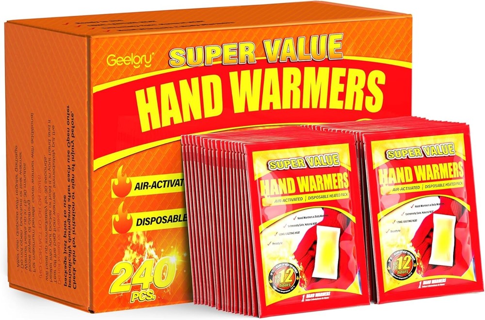 Hand Warmers Disposable,for Hand & Foot, Heater for Camping, Fishing, Winter