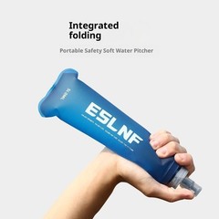 Folding Water Bottle Sport Hiking Camping Running Portable Soft Water Bottle