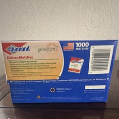 Diamond Deluxe Match Books Greenlight 50 Pack Multicolor Camping Hiking