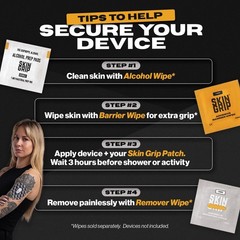 Comfortable Pre-Cut Waterproof Patches for Freestyle Libre 3 Sensor – 20 Pack