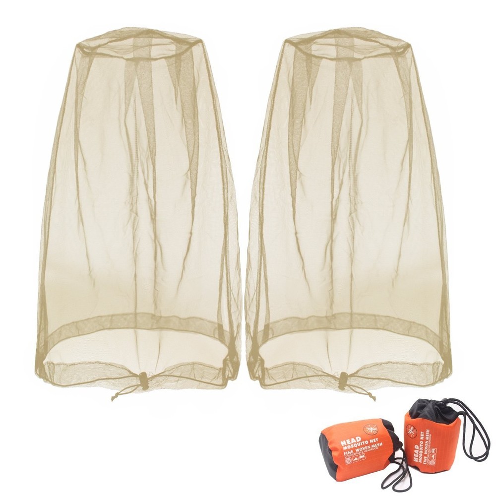 Benvo Mosquito Head Net Mesh, Face Neck Fly Netting Hood from Bugs Gnats Nose…