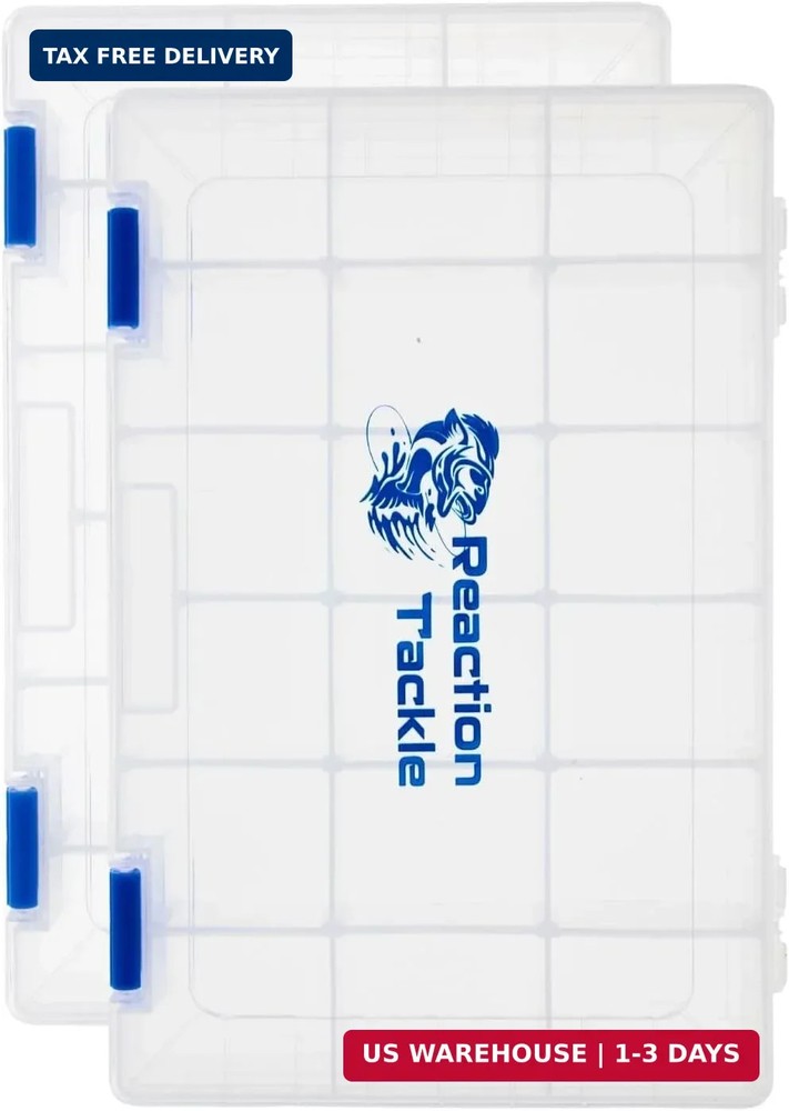 Reaction Tackle Tackle Box Trays, Utility Storage Boxes for Fishing Tackle, Lure