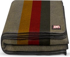 Military Wool Blanket 95% Wool Washable Perfect Outdoors Picnics Travel Car &