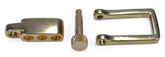 Gold Mini Shackles – Adjustable Metal Closure for Paracord Bracelets DIY Project